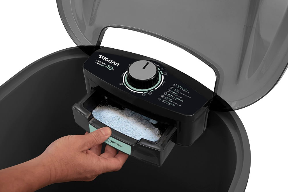 Lavadora de Roupas Suggar 10Kg Lavamax Neo Eco Preto LE1012PT – 220 Volts - Image 8