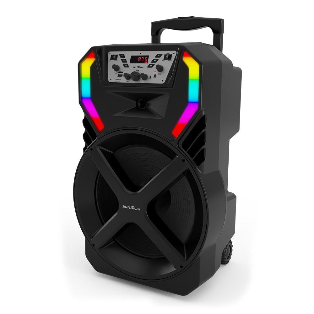 Caixa Acústica Britânia Flash Light Woofer 12 Preta BCX12100 – Bivolt - Image 3