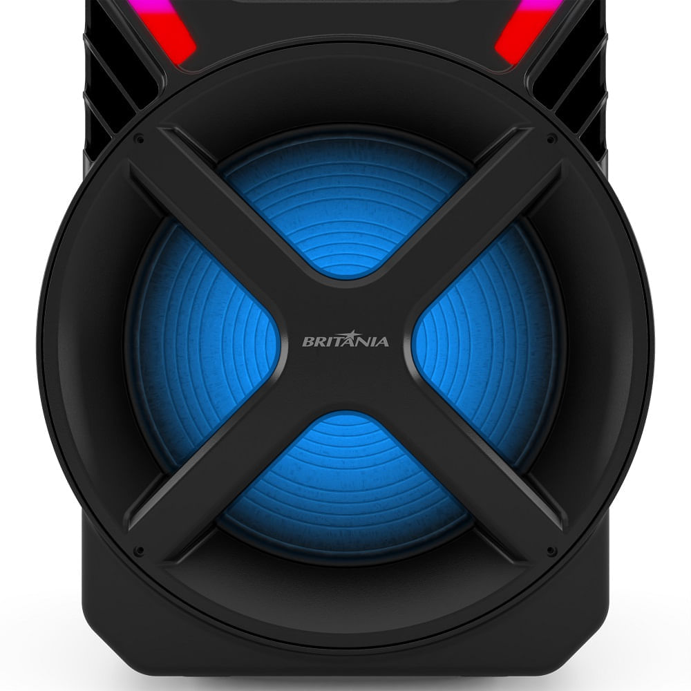Caixa Acústica Britânia Flash Light Woofer 12 Preta BCX12100 – Bivolt - Image 8