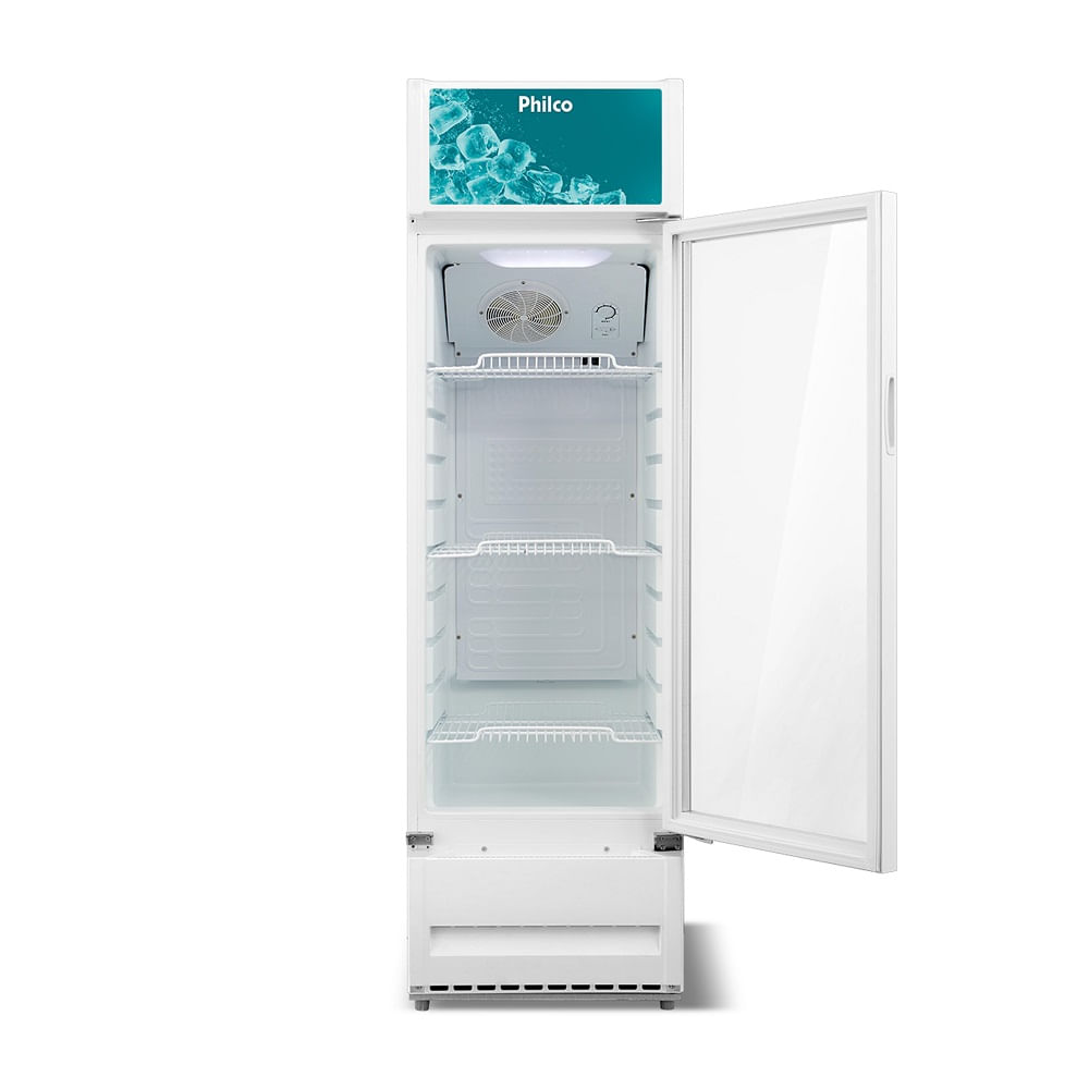 Expositor Vertical Philco 309 Litros Porta de Vidro Branco PRE319 – 220 Volts - Image 3