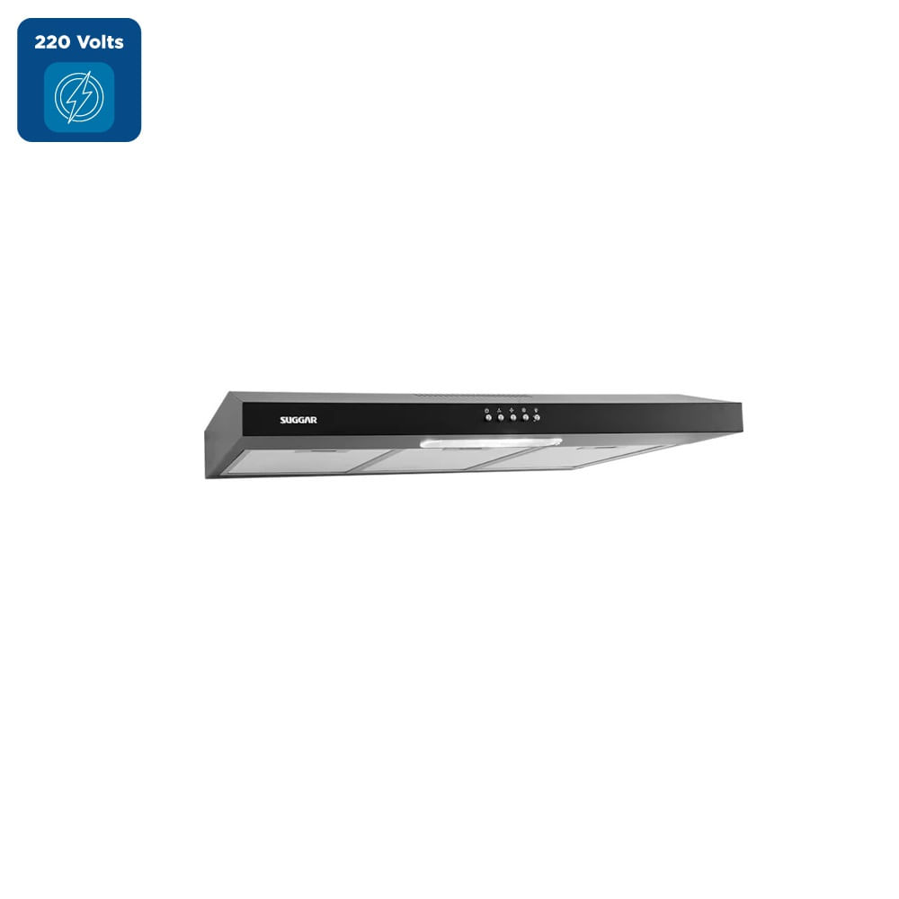 Depurador de Ar Slim Suggar 80cm 3 Velocidades Preto 220V – DPS182PT - Image 2