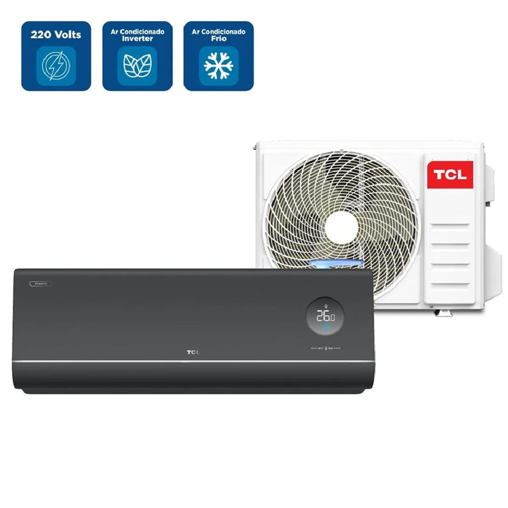 Ar Condicionado Split Inverter TCL FreshIN 3.0 18000 BTU/h Frio Black TAC-18CFG3B-INV - 220 Volts - Image 2