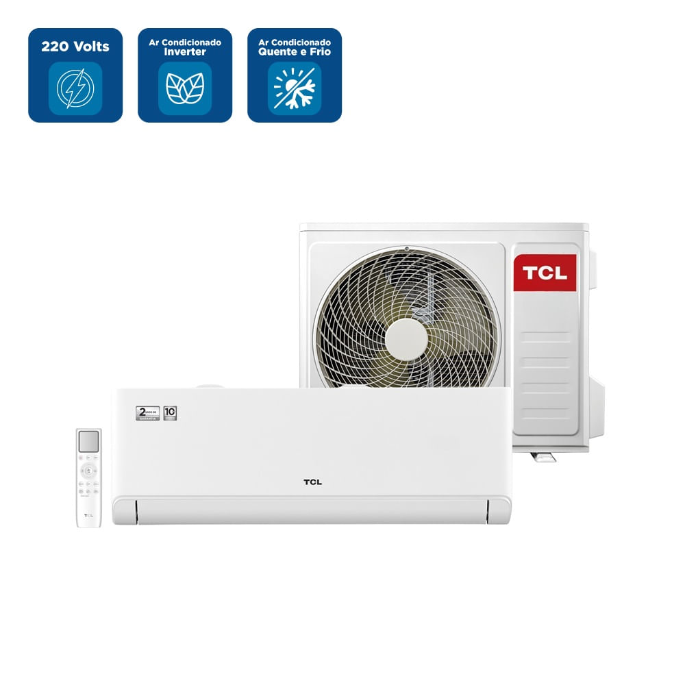 Ar Condicionado Split Inverter TCL T-Pro 2.0 18000 BTU/h Quente e Frio TAC-18CHTG2X-INV - 220 Volts - Image 2