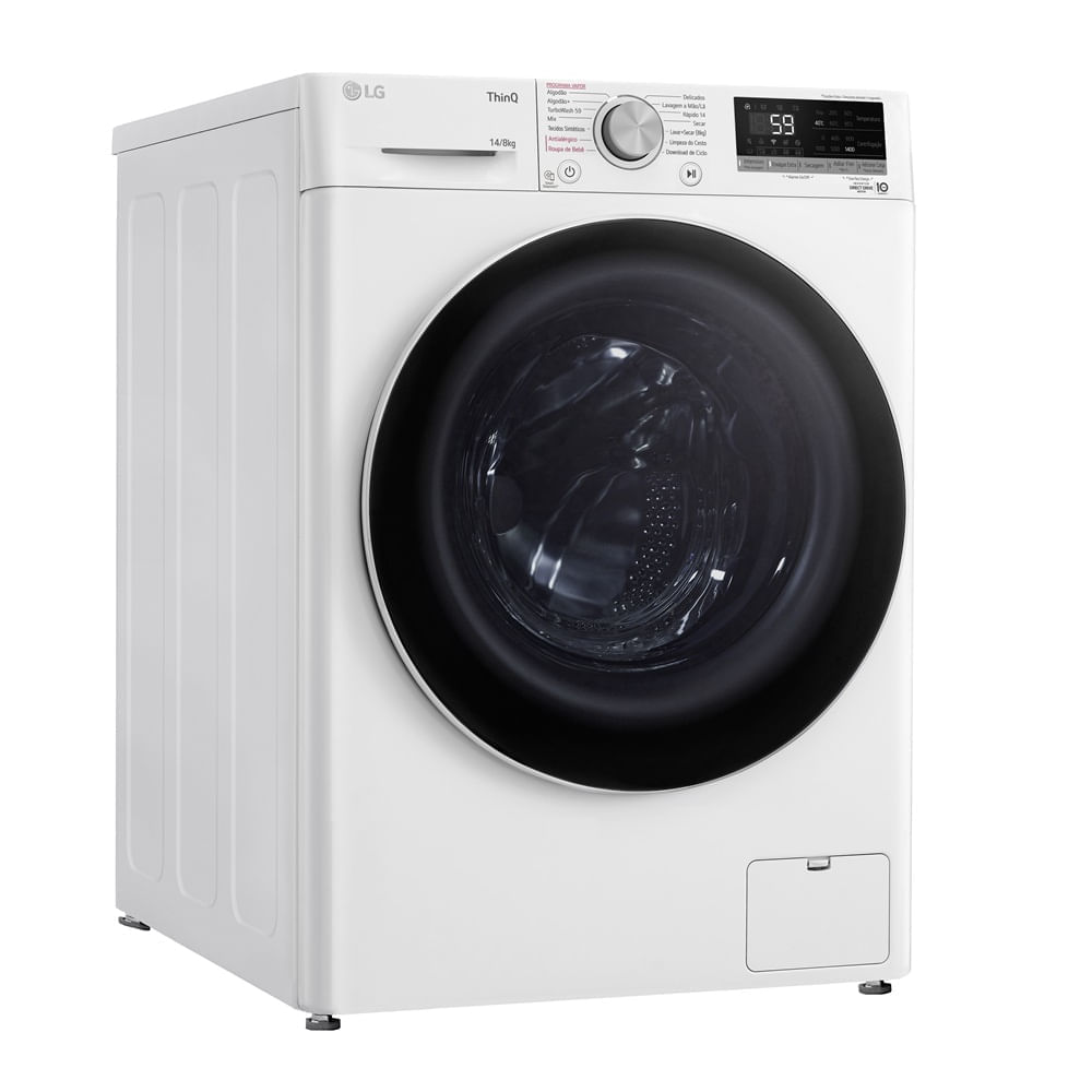 Lava e Seca LG 14Kg Smart com Inteligência Artificial AIDD Branca VC4 CV5014WC4A - 220 Volts - Image 10