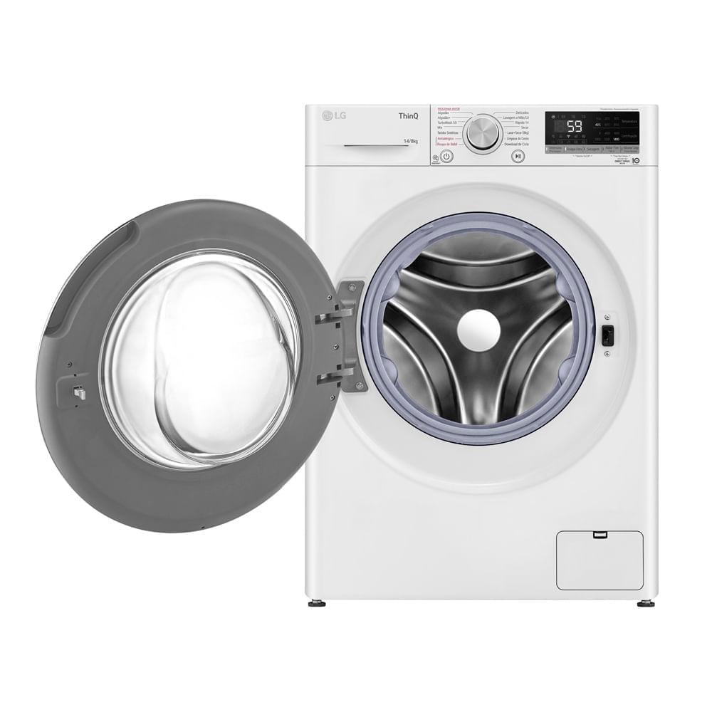 Lava e Seca LG 14Kg Smart com Inteligência Artificial AIDD Branca VC4 CV5014WC4A - 220 Volts - Image 3