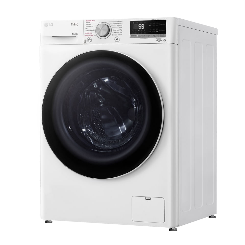 Lava e Seca LG 14Kg Smart com Inteligência Artificial AIDD Branca VC4 CV5014WC4A - 220 Volts - Image 12