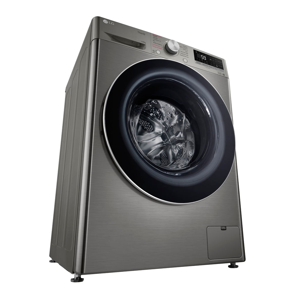 Lava e Seca LG 14Kg Smart com Inteligência Artificial AIDD Inox VC4 CV5014PC4A - 220 Volts - Image 14