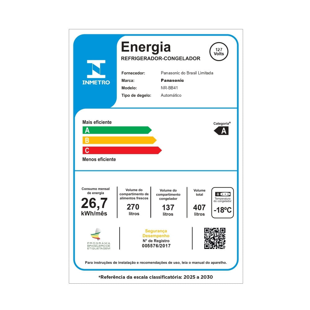Refrigerador Panasonic Frost Free 407 Litros Inverter Titânio BB41 - 127 Volts - Image 6