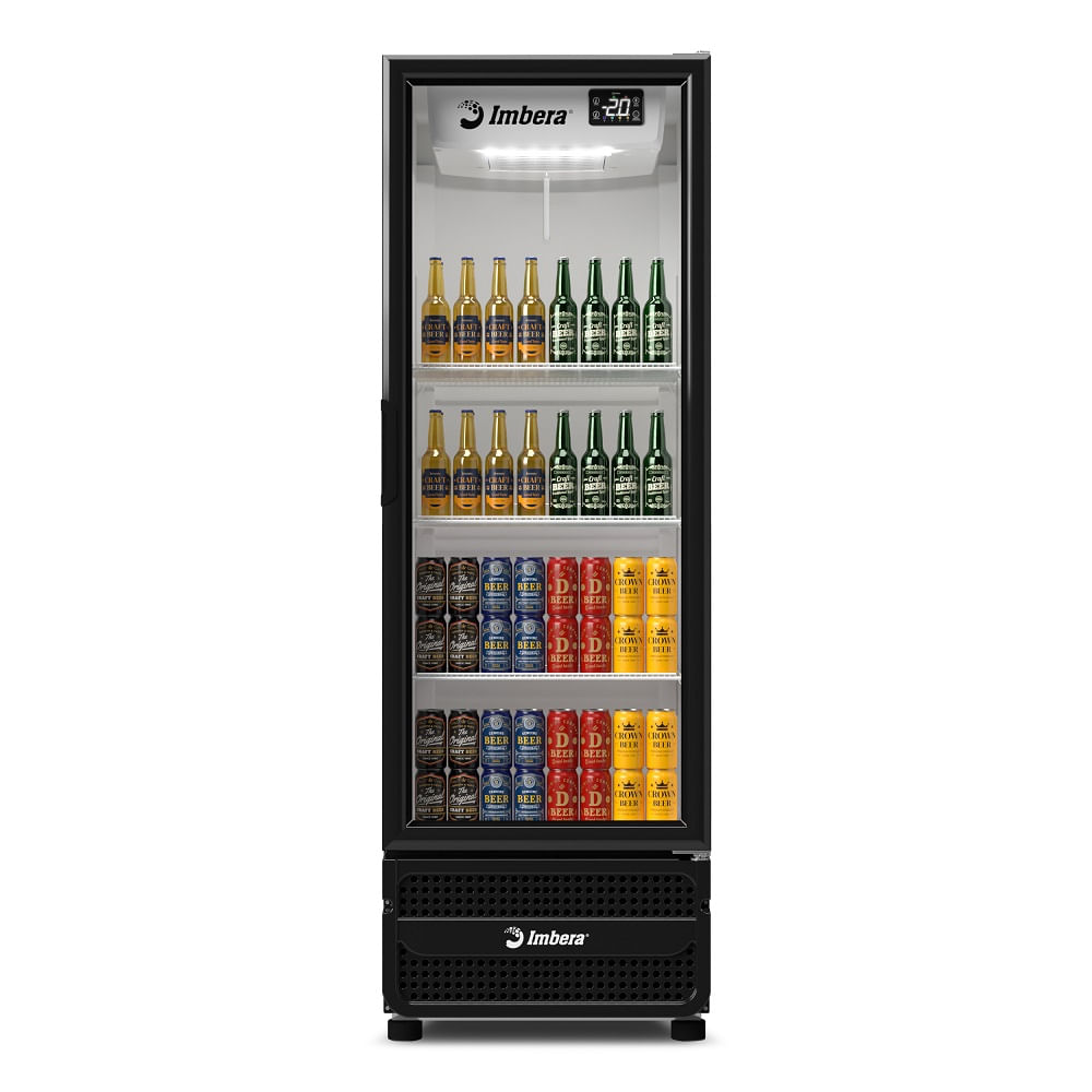 Cervejeira Imbera 453 Litros Porta de Vidro Padrão Preta CCV315 - 127 Volts - Image 3