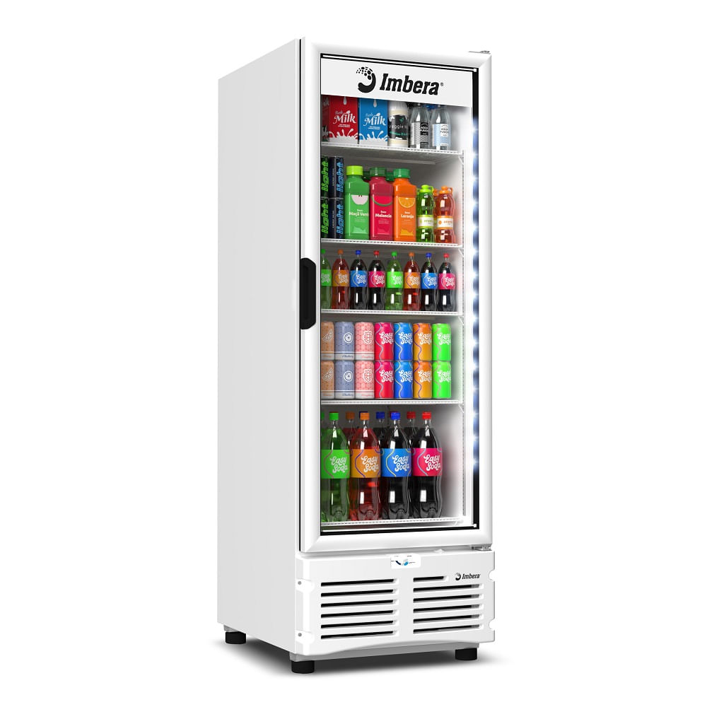 Freezer Vertical Imbera 576 Litros Porta de Vidro Full White Branco EVZ21 - 127 Volts - Image 4