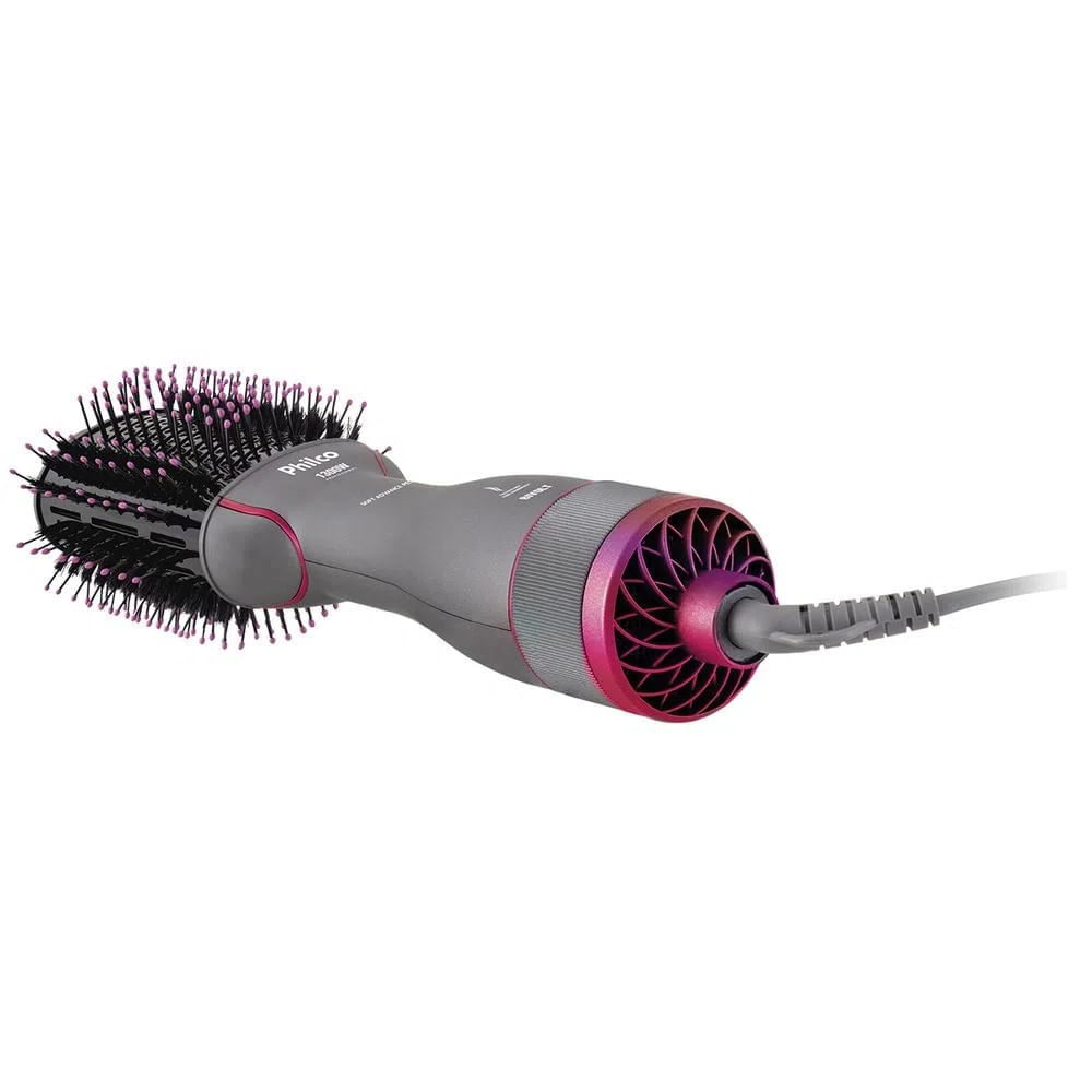 Escova Secadora Philco Soft Advance Cinza e Rosa 1300W PES14 Bivolt - Image 4