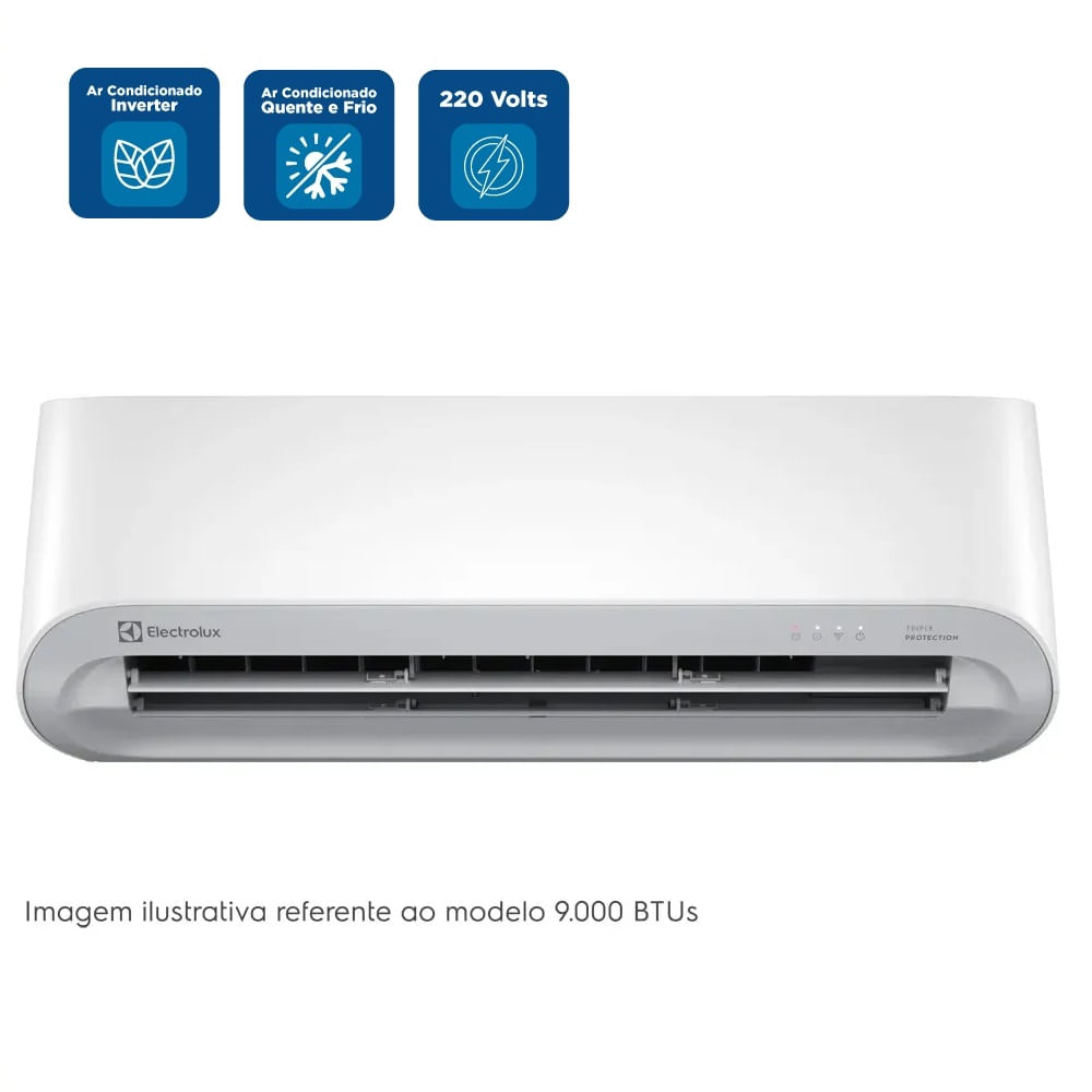 Ar Condicionado Split Hi Wall Inverter Electrolux Color Adapt Wi-fi 24000 BTU/h Quente e Frio YI24R – 220 Volts - Image 2