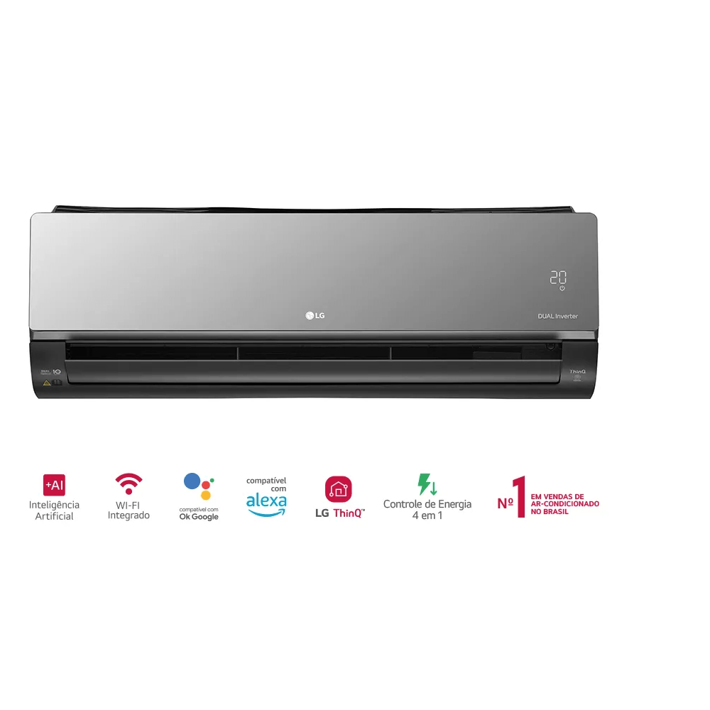Ar Condicionado Split Inverter 24.000 Btus LG Quente e Frio Artcool S3-W24K2R7A - 220 Volts - Image 4