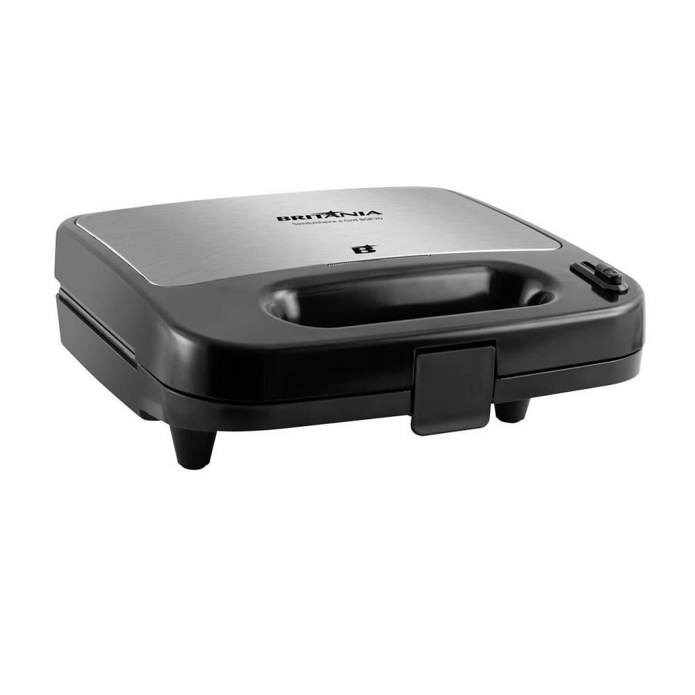 Sanduicheira e Grill Britânia Antiaderente Preta BGR20 – 220 Volts - Image 7