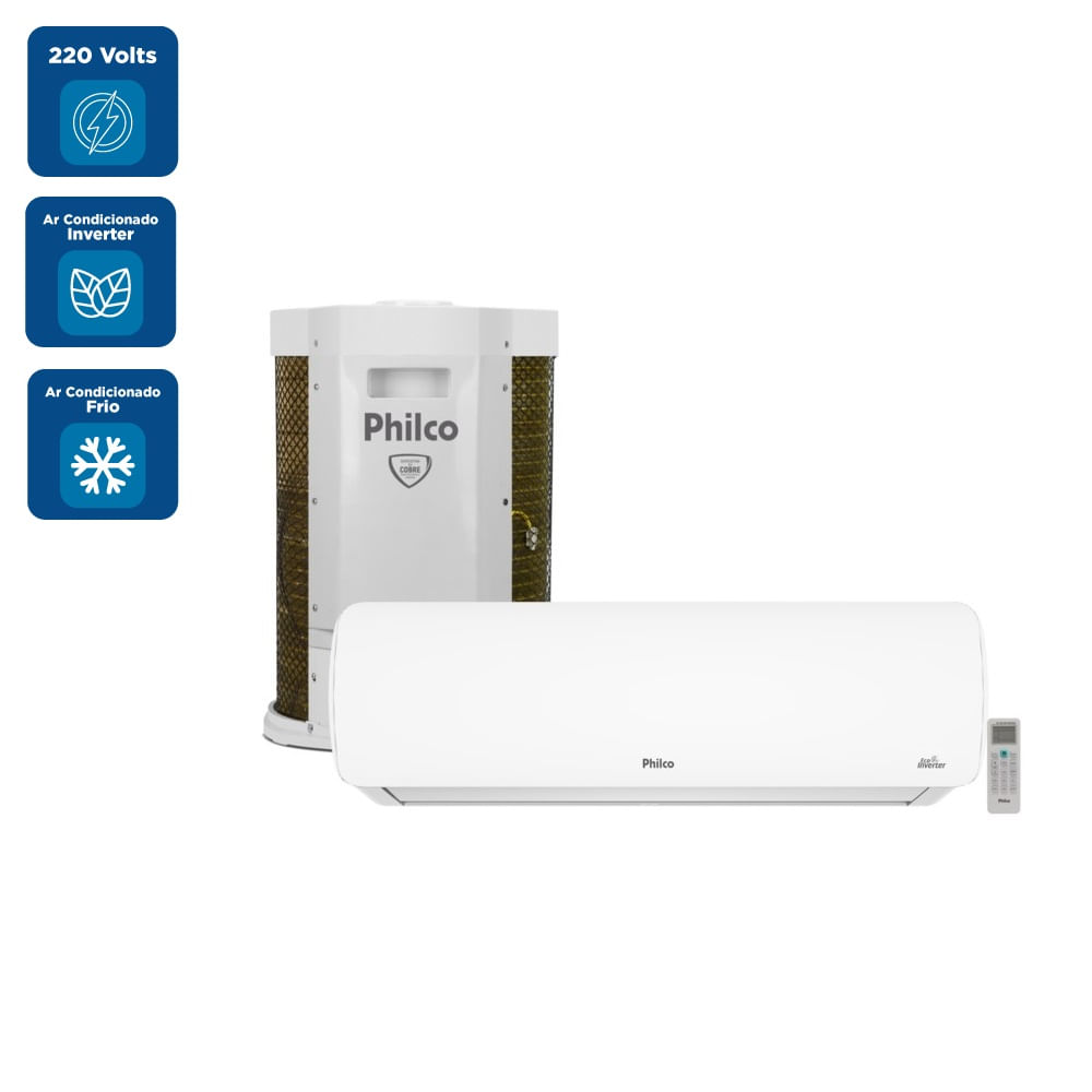 Ar Condicionado Split Hi Wall Inverter Philco 18000 BTU/h Frio PAC18FC – 220 Volts - Image 2