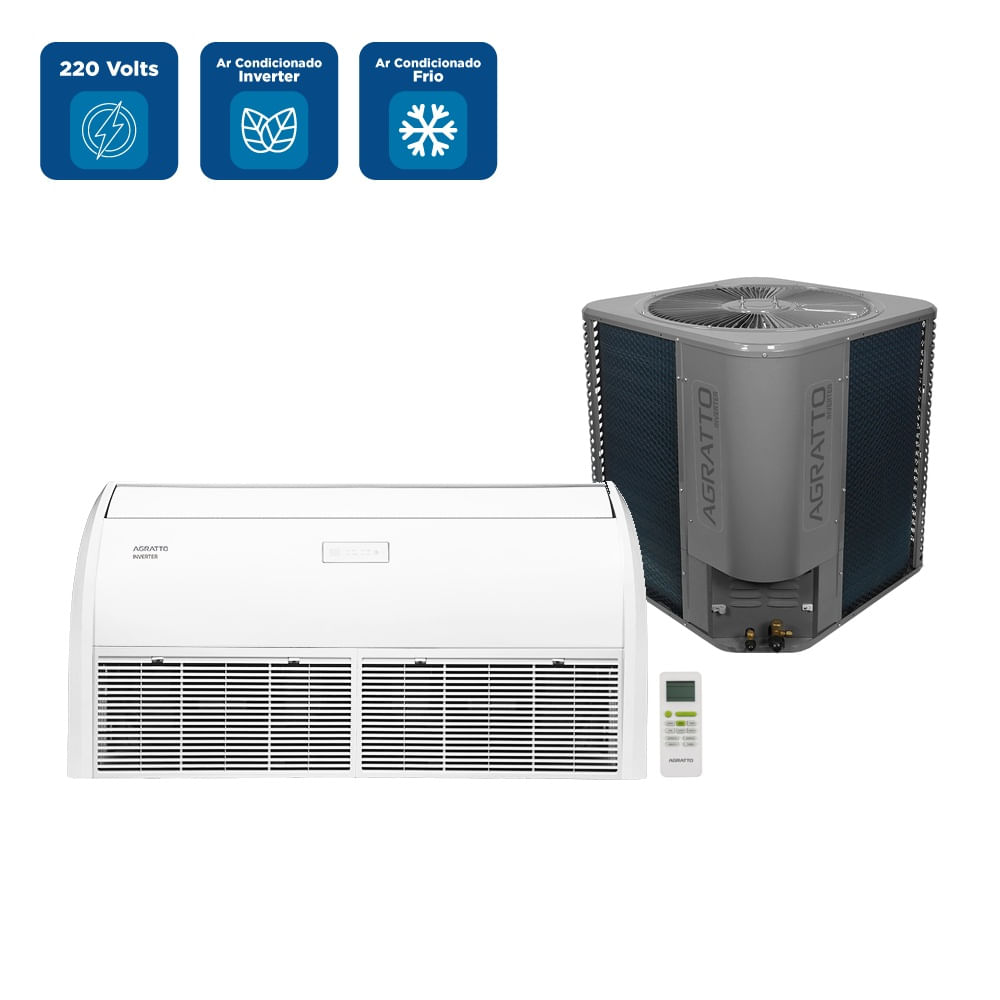 Ar Condicionado Split Piso Teto Inverter Agratto 36000 BTU/h Frio Monofásico LPTI36F - 220 Volts - Image 2