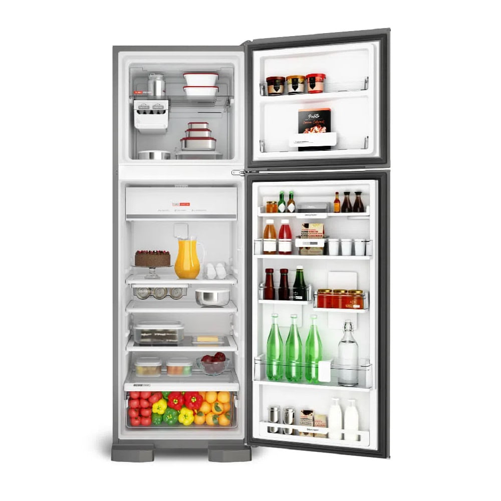 Refrigerador Brastemp 400 Litros Frost Free Duplex com Freeze Control Inox BRM54JK - 220 Volts - Image 3
