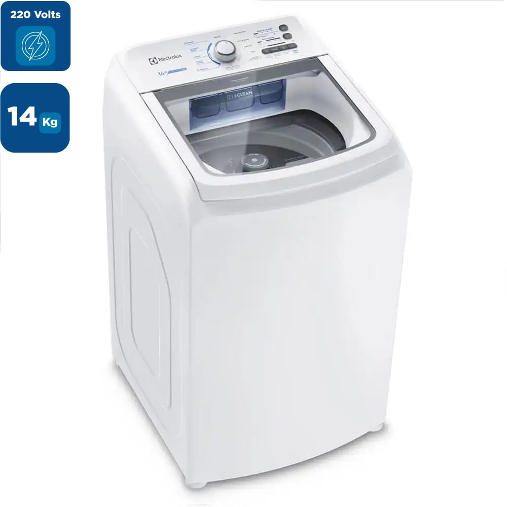 Lavadora de Roupas Electrolux 14Kg Essential Care Jet&Clean e Ultra Filter Branca LED14 - 220 Volts - Image 2