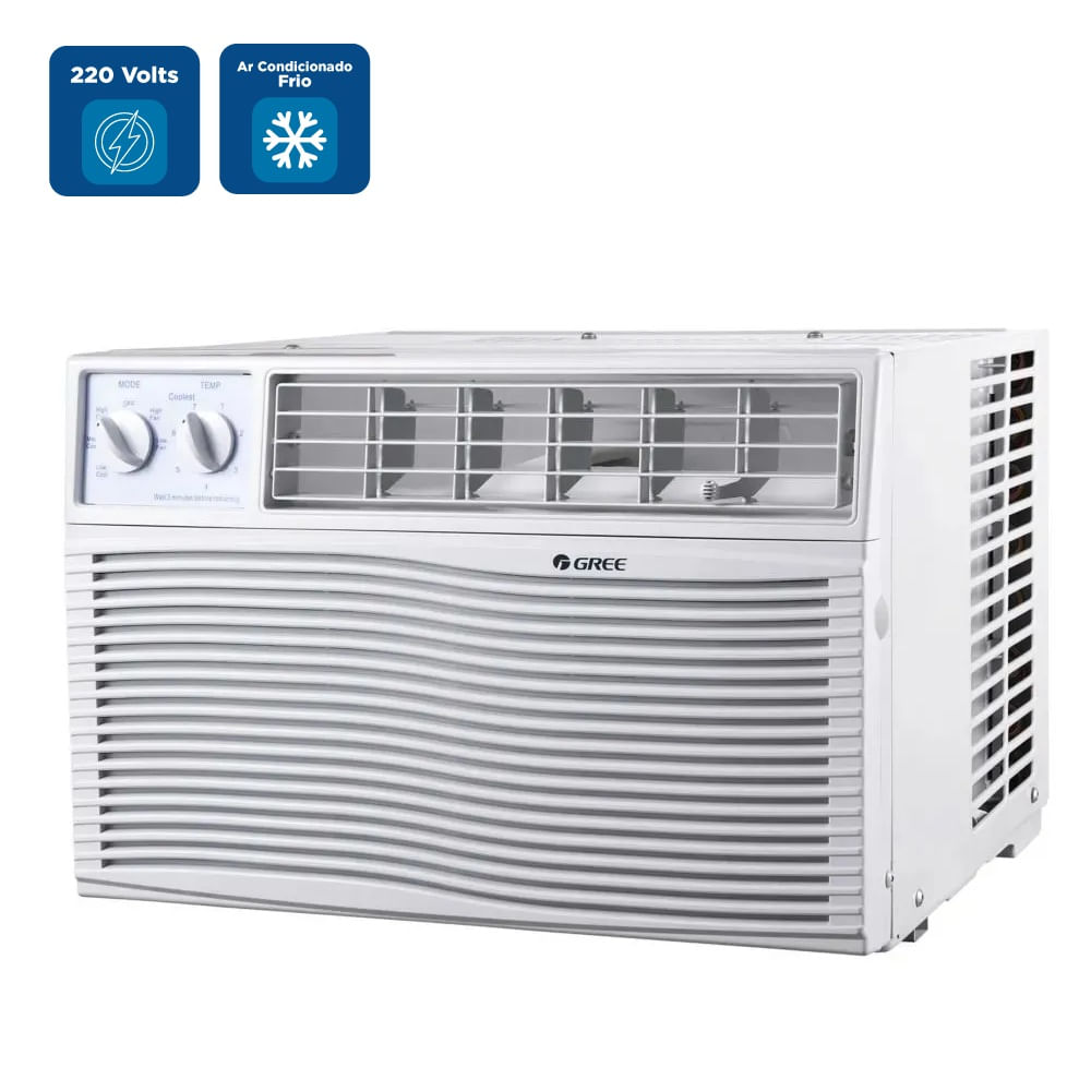 Ar Condicionado Janela Gree 18000 BTU/h Frio Mecânico GJC18BM-D3NMND2A - 220 Volts - Image 2