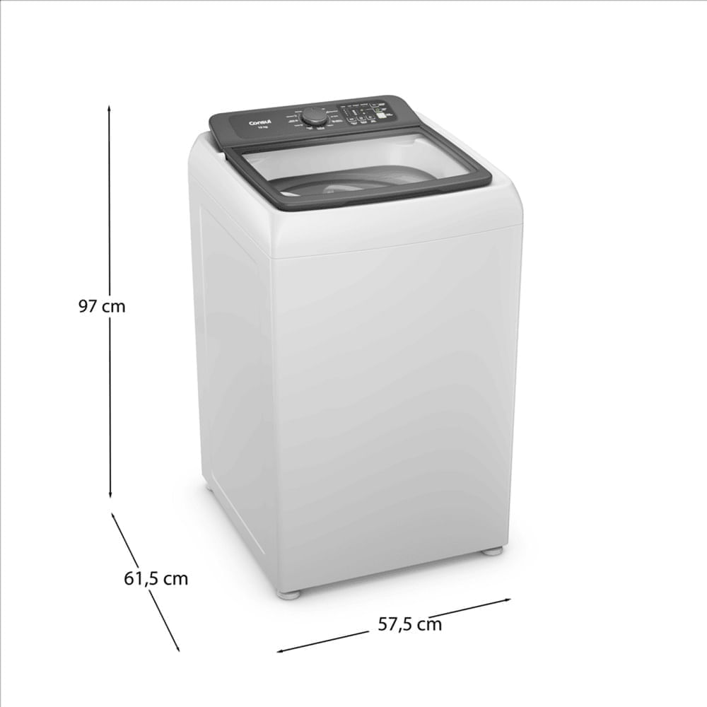 Lavadora de Roupas Consul 13Kg com Modo Eco Branca CWN13AB – 220 Volts - Image 9