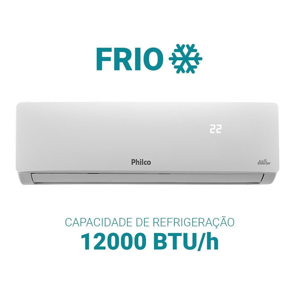 Ar Condicionado Split Philco Inverter 12000 BTU/h Frio PAC12FTW - 220 Volts - Image 8