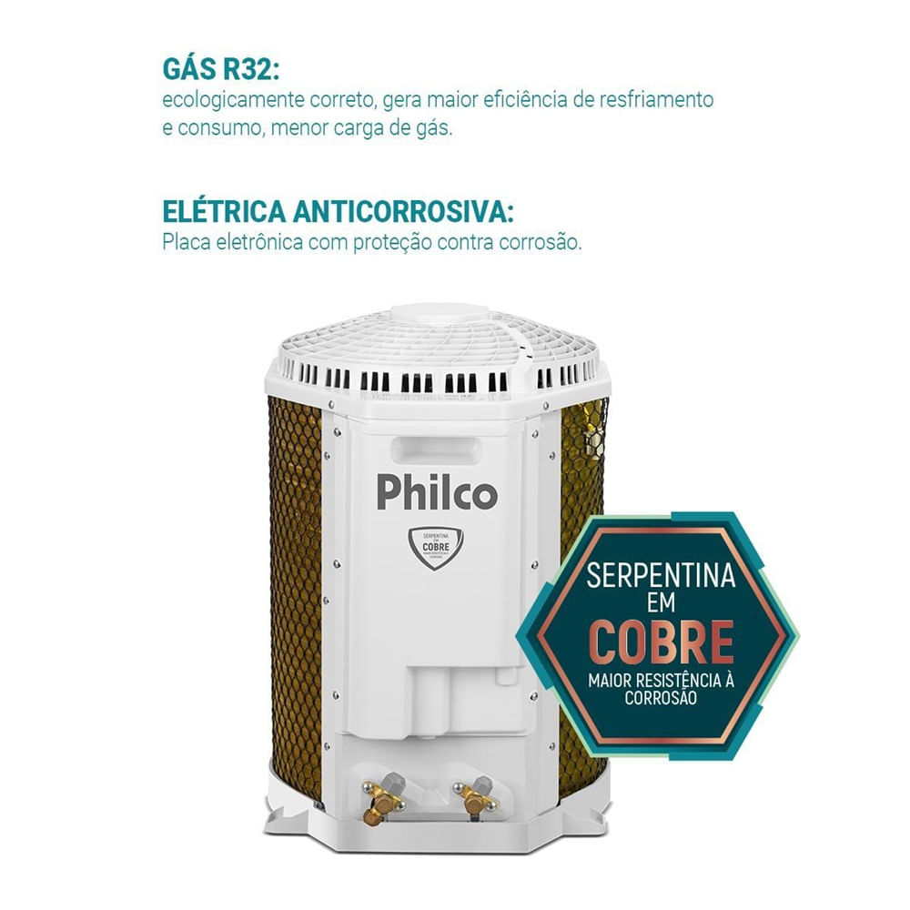 Ar Condicionado Split Philco Inverter 12000 BTU/h Frio PAC12FTW - 220 Volts - Image 10